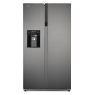 یخچال فریزر ساید بای ساید اتوماتیک ایکس ویژن مدل HS600 با طراحی مدرن و ظرفیت بالا