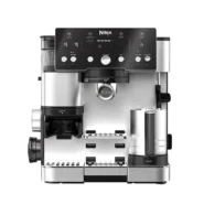 اسپرسوساز نینجا مدل NINJA ES501 با طراحی استیل مشکی و فوم‌ساز حرفه‌ای