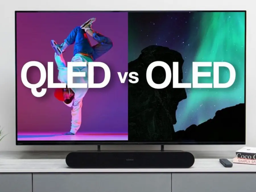 مقایسه تلویزیون های LED، QLED و OLED